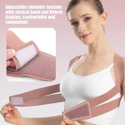 1PCS Posture Corrector Back Brace,Comfortable Shoulder Strap Hunchback Correction Belt Spine Support for Upper Back Pain