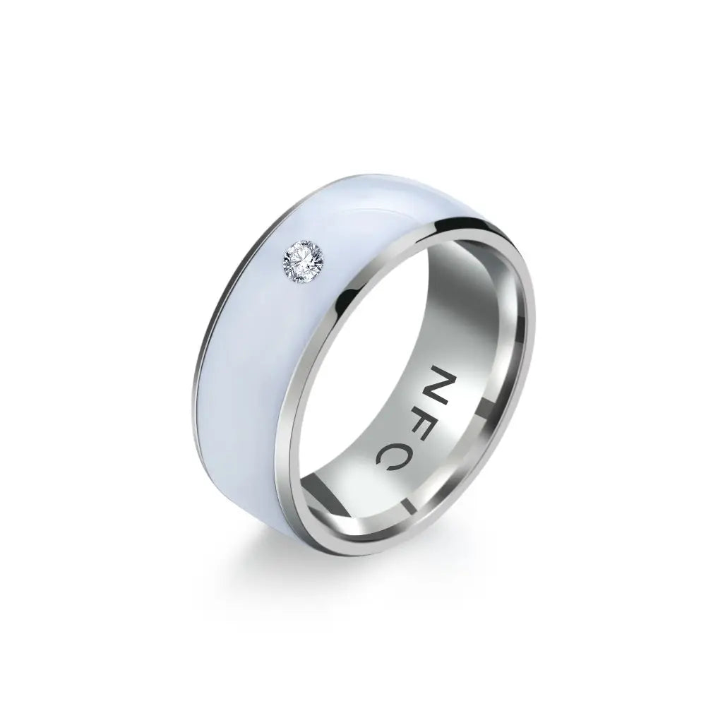 1PC NFC Smart Finger Ring Intelligent Wear Connect Android Phone Equipment Rings Fashion Jewelry Size 6/7/8/9/10/11/12