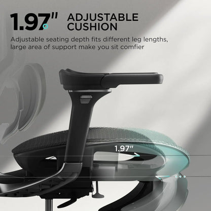 Hbada E3 PRO Mesh Modern Ergonomics Computer Office Gamer Racing Gaming Chair With Footrest