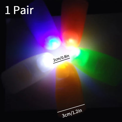 1/5pcs Luminous Thumb Glowing Props Thumb Finger Light Magic Trick Glow in The Dark Light Up Home Party Decoration