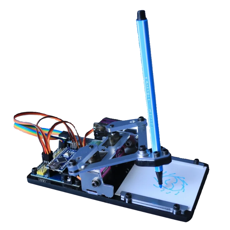Arduino Drawing Board Robotic Arm, Diy Drawing Robot, Programming