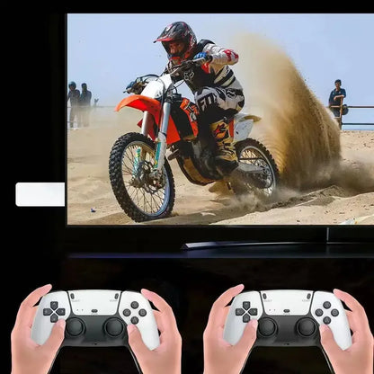 M15 Game Stick Mini TV Handheld Game Classic 4K Retro Game Wireless Controllers HD Output Gaming Console for PS1 Arcade