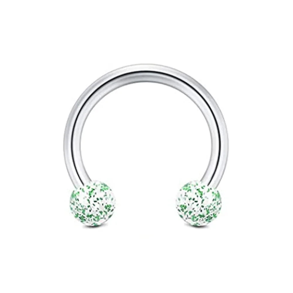 31 Styles 16G Surgical Steel 1 Pcs Nose Septum Rings Piercing Jewelry Horseshoe Cartilage Earring Eyebrow Lip Retainer 8mm 10mm