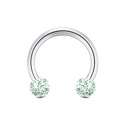 31 Styles 16G Surgical Steel 1 Pcs Nose Septum Rings Piercing Jewelry Horseshoe Cartilage Earring Eyebrow Lip Retainer 8mm 10mm
