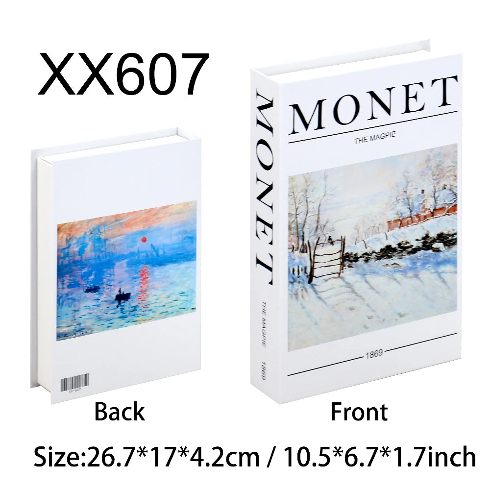 Luxury Fake Books Home Decoration Accessories for Living Room Fashion Fake Book Storage Box Simple Nordic Coffee Table Books