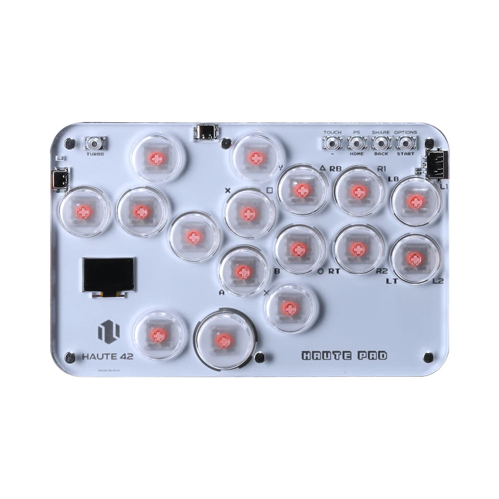 Haute42 Joystick Hitbox Controller Arcade Stick Controller For PS4/PS3//Switch/Steam Mini Hitbox Arcade Game Keyboard Fighting