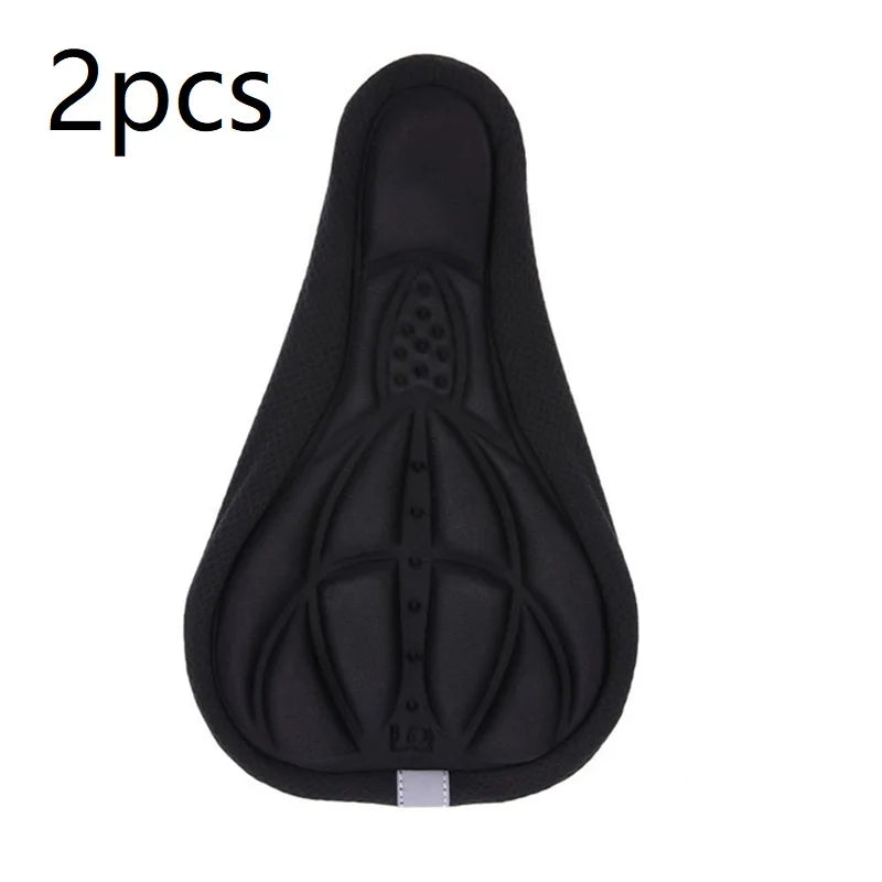 3D Soft Thickened Bicycle Seat Breathable Bicycle Saddle Seat Cover Comfortable Foam Seat Mountain Bike Cycling Pad CushionCover