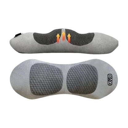 3 in 1 Back Massager Hot Compress Vibration Traction Back Massager Lumbar Pain Back Support Massager Plug-in/Rechargeable