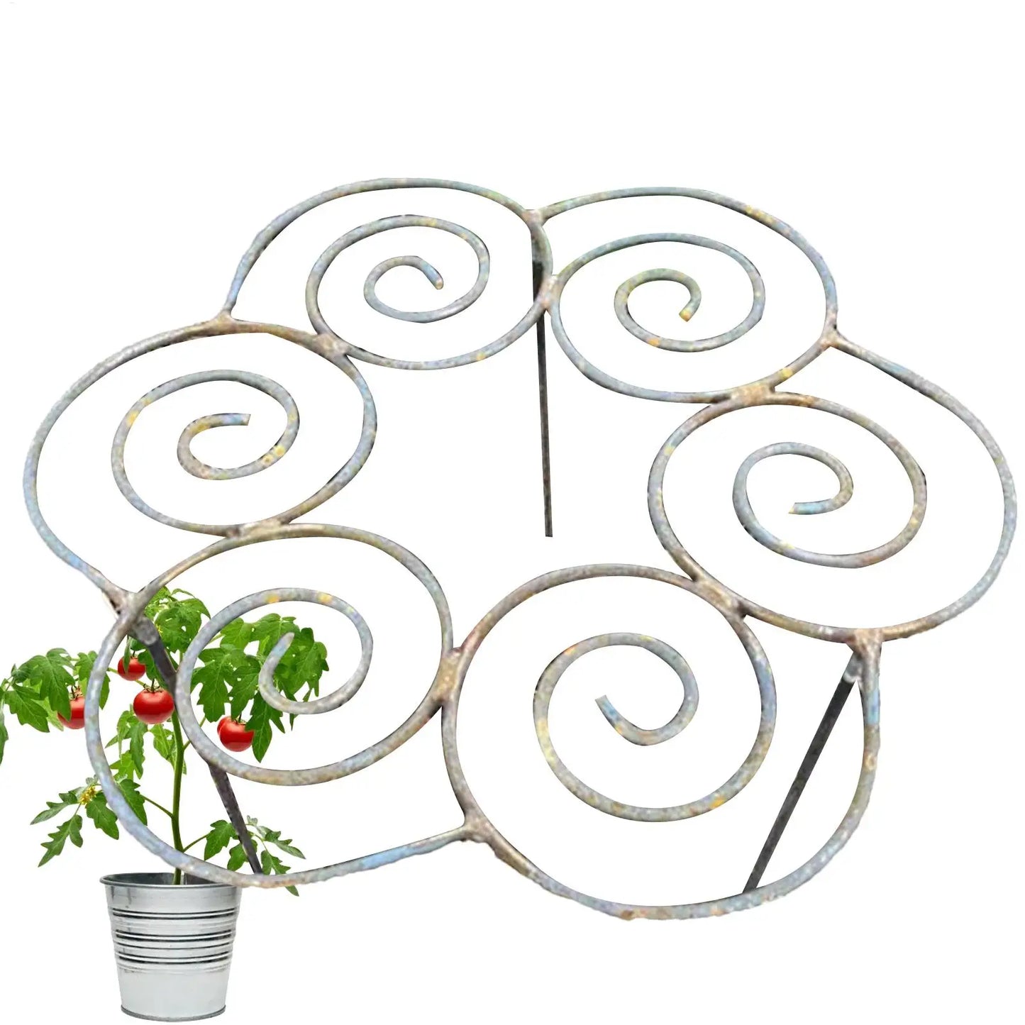 Peony Cage Heavy Duty Metal Weather-Resistant Grow Through Plant Support for Tall Heavy Flowers Peonies Roses Hydrangeas