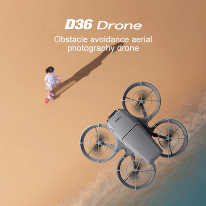 Lenovo D36 Drone 4K HD 8k Triple Camera FPV Brushless Motor Obstacle Avoidance Foldable RC Quadcopter Professional Aerial