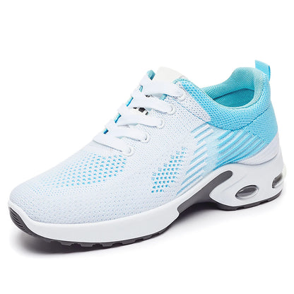 Spring Autumn Women Mesh Breathable Sports Shoes Lady Non-slip Running Shoes Adult Student Commuter Casual Shoes Everyday Casual