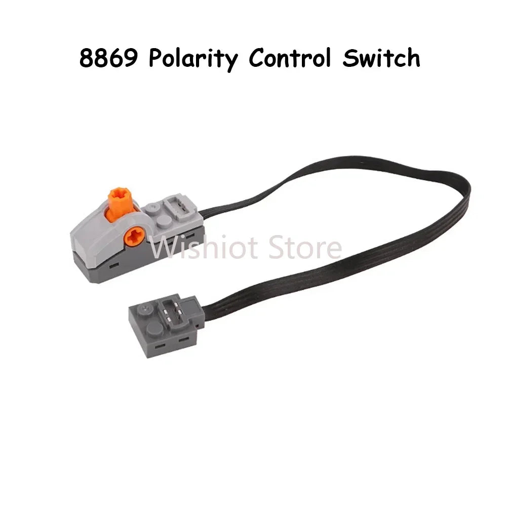 Legoeds-compatible MOC Technical Power Functions M Motor 8883 Modified Remote Control Power Group Train Lithium Battery Box 9686