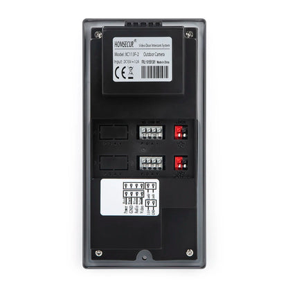 HOMSECUR 7" WIFI Video Door Phone Call Intercom Outdoor Monitoring for 2 Families