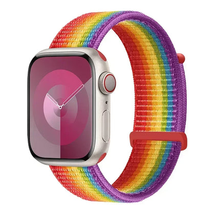 Nylon Loop Strap For Apple Watch 11 10 9 8 7 46mm 45mm 42mm 41mm Ultra 3 2 49mm Braided Bracelet iWatch 6 5 4 SE3 44mm 40mm Belt