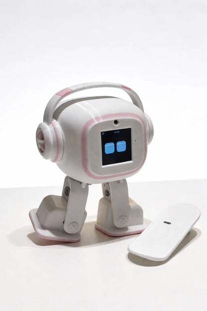 Miso Interactive AI Desktop Robot | EMO Smart Chat, Multilingual Companion, Dancing Mini Robot Charging Skateboard Fun Gift Toy