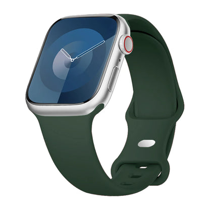 Silicone Strap For Apple Watch Bands 40mm 44mm 46mm 45mm 41mm 49mm 42 Correa Bracelet iWatch series ultra3 2 7 8 9 se 10 11 band