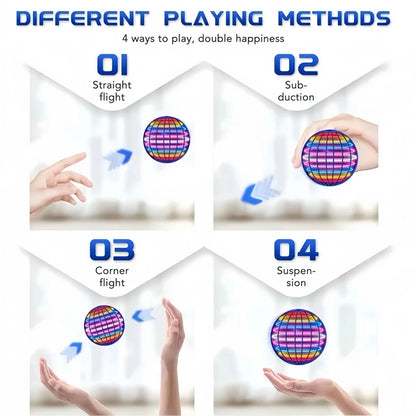 Flying Orb Galaxy Ball Toy 2025, Hover Orb with Magic Boomerang and Floating Function for Kids,Boys,Girls,Outdoor or Indoor Toys