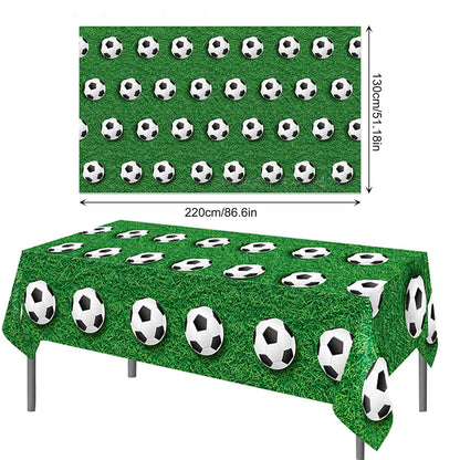 Soccer Ball Cake Topper Decorations Cupcakes Toppers Happy Birthday Sign Decor Football Theme Boy Girl Birthday Party Supplies