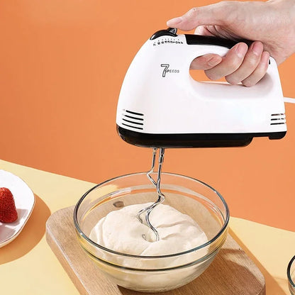 Multifunctional 7 Speed 100W Electric Handheld Mixer Egg Beater Automatic Cream Food Cake Baking Dough Mixer Food Blender Mixer