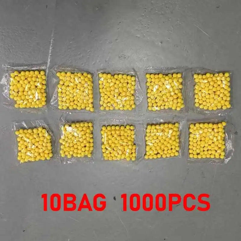 BB Bomb1000 Rounds Airsoft BBs Bullets 0.12g Hunting Shooting 6mm BB Strikeball Rifle Gun Plastic BB Balls Yellow Paintball Ac