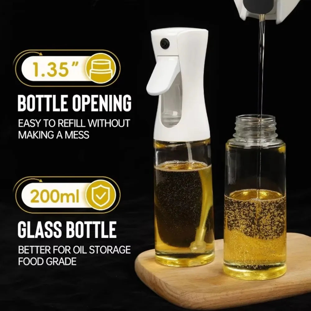 Oil Spray for Cooking - Olive Oil Dispenser Bottle Sprayer Mist-Reusable Food Grade Oil Vinegar,Spray Bottle Kitchen Accessories