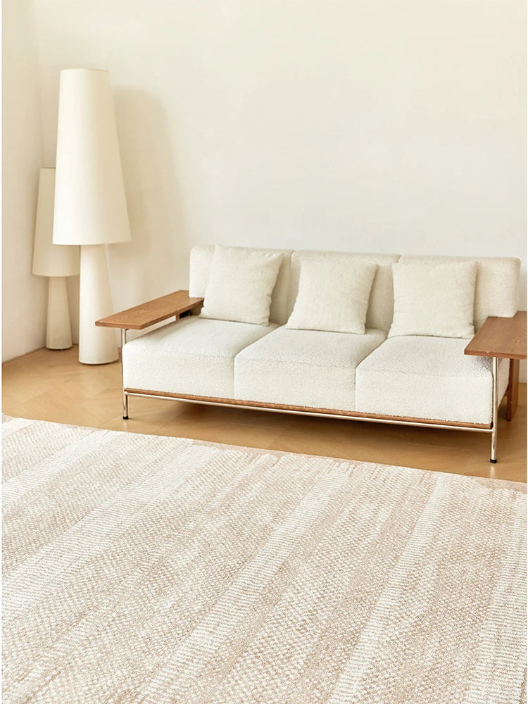 Luxury Simple Rugs Carpet Living Room Thick Anti-skid Cream Style Area Rug for Study Home Cloakroom Modern Floor Mat Bedroom Rug