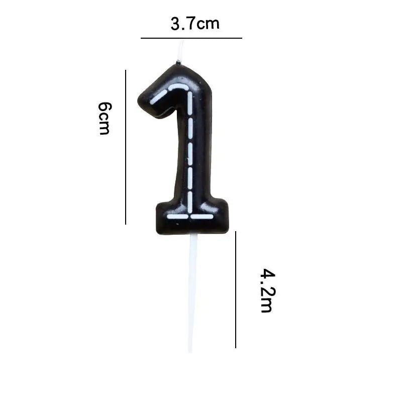 New Race Cars Birthday Cake Candles Supplies Racing Car Them 0 To 9 Number Candle Celebrating Party Birthday Cake DIY Decoration