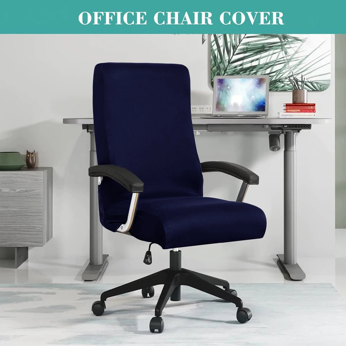 Stretch Spandex Office  Chair Covers Anti-dirty Computer Seat Chair Cover Removable Slipcovers