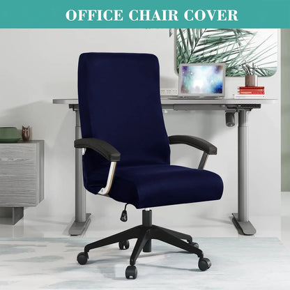 Stretch Spandex Office  Chair Covers Anti-dirty Computer Seat Chair Cover Removable Slipcovers