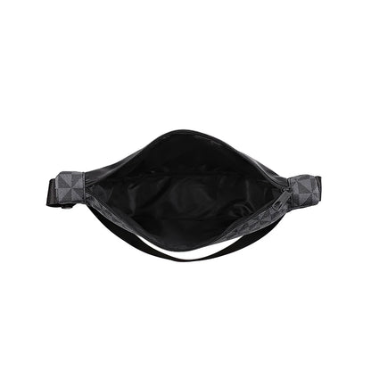 Neutral style bag with a combined design for men and women, suitable for travel. PU cross-body bag.