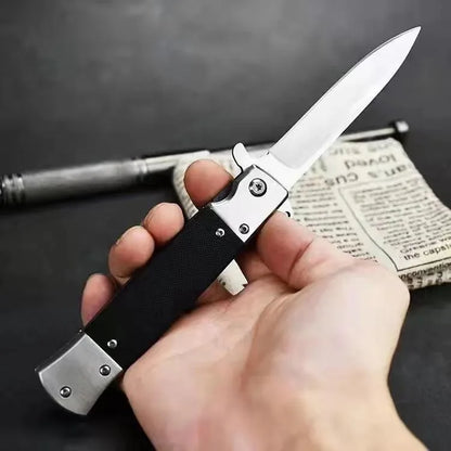 Camping Survival Folding Knife High Hardness Stainless Steel Blade EDC Pocket Knife for Outdoor Fruit Paring