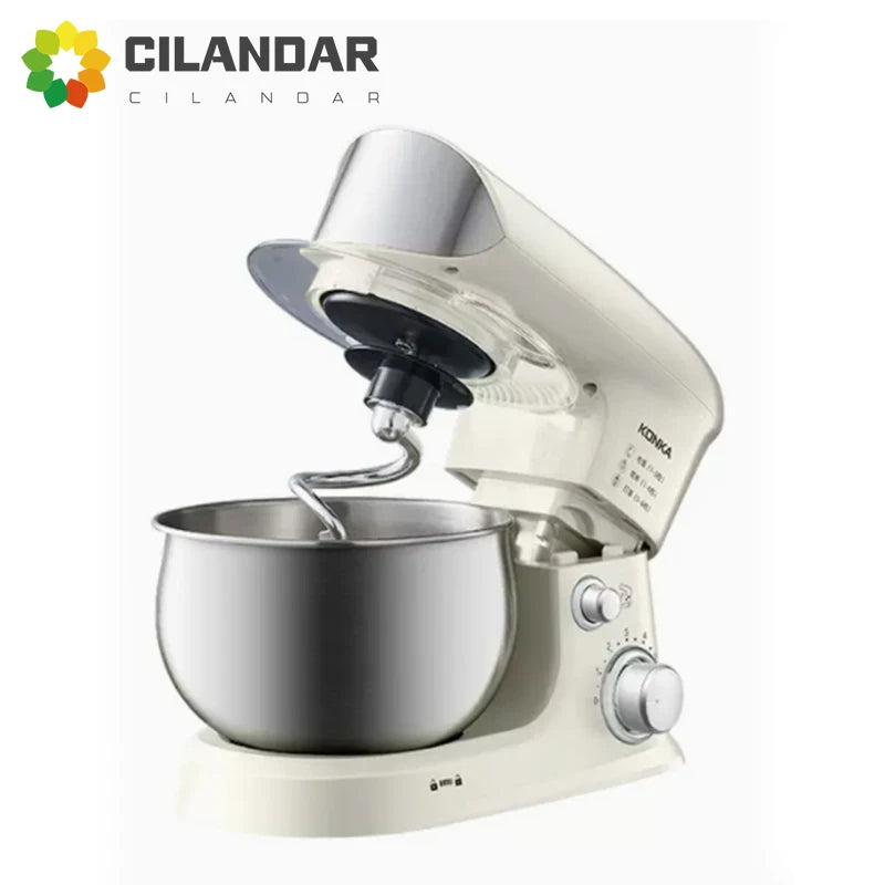 2026 Multifunctional Chef Machine Household 3-5 Liter Small Dough Kneading Machine Fully Automatic Household Electric Egg Beater