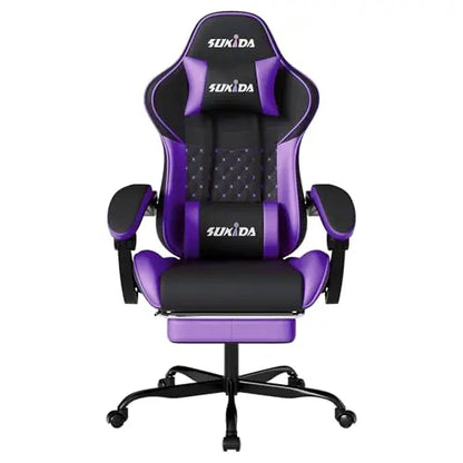 Ergonomic Video Gamer Chairs Gaming Computer Chairs Gamer Chairs for Adults Massage Lumbar Support Swivel Height