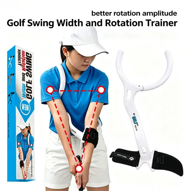 Golf Arm Swing Trainer, the prosendr widener, Golf swing width trainer, arm swing posture improve device, Suitable for practice