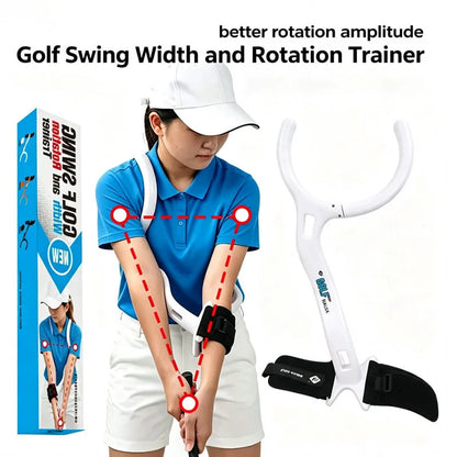 Golf Arm Swing Trainer, the prosendr widener, Golf swing width trainer, arm swing posture improve device, Suitable for practice