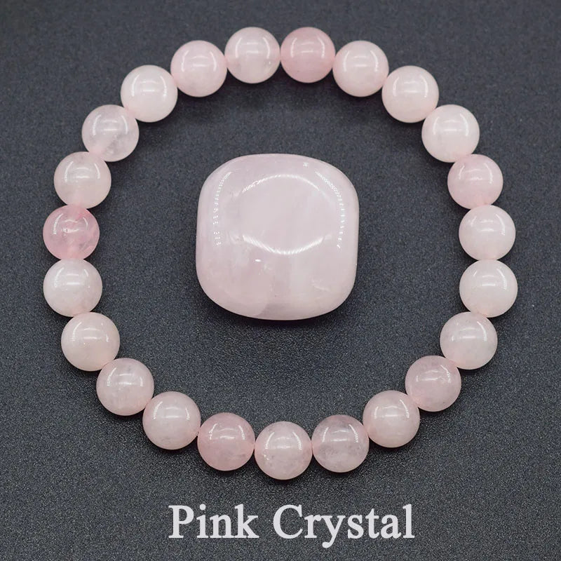 Natural Amethyst Quartz Crystal Bead Bracelet Health Bracelet for Women Weight Loss Fatigue Pressure Fatigue Relief Yoga Jewelry