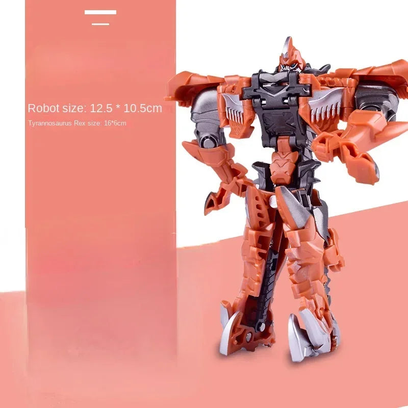 Transformation Toy Robot One Step Deformation Car Action Figure Model Dinosaur Toys for Boys