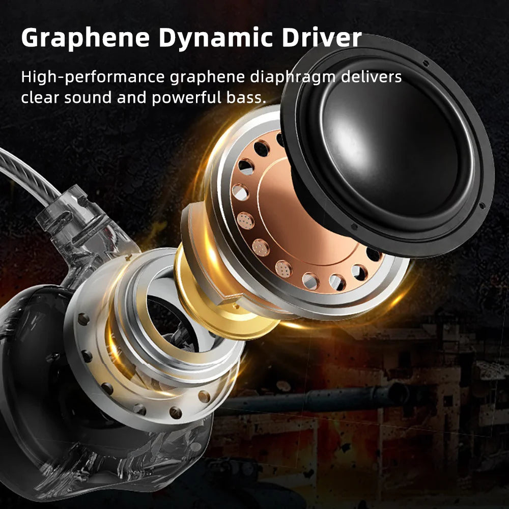 USB C Headphones For Samsung Galaxy S26 S25 Ultra iPhone 17 16 Earphones Wired HiFi Bass Stereo Music Earbuds Gaming  with MIC
