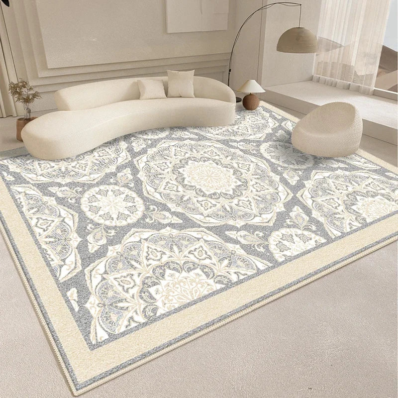 Minimalism Style Carpet Living Room Decoration Fluffy Soft Rugs for Bedroom Abstract Large Plush Rug Home Thickened Floor Mat