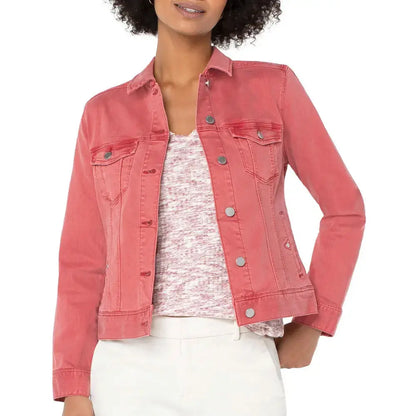 New Style OEM Serviced Reasonable Price Women Denim Jacket Popular Design Color Premium Quality Good Material Women Denim Jacket