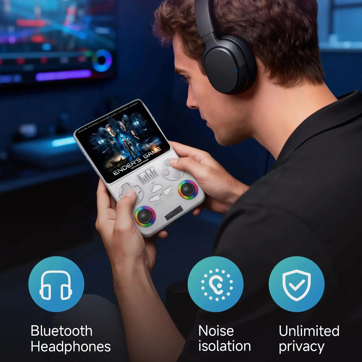 J36 Ultra YouTube Handheld Game Console 20000+ Games 20 Emulators 3000mAh RGB Joystick Multiplayer Multi-Language