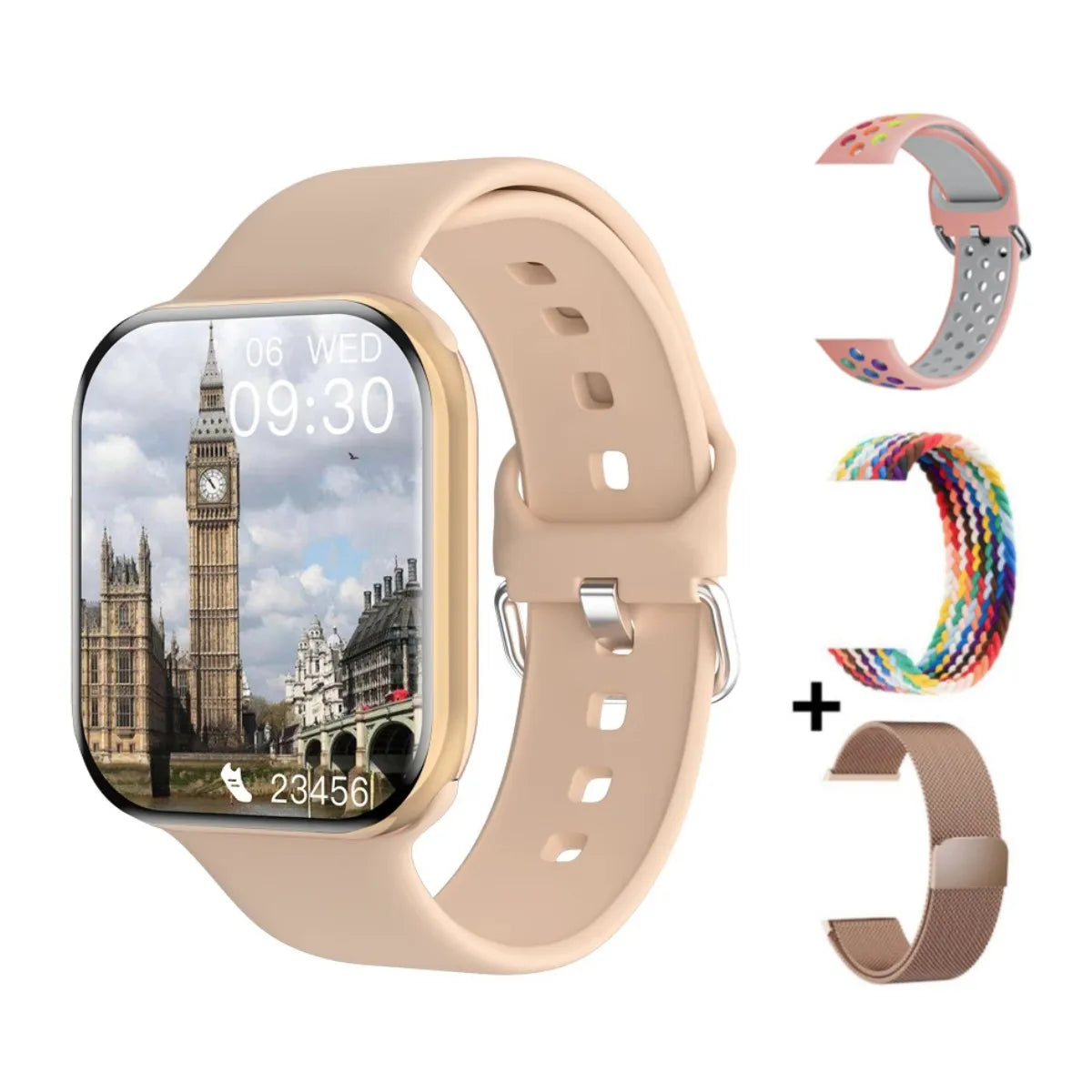 2026 Series 10 Watch 10 GPS Smart Watch Memory Music Video Bluetooth Call Heart Rate Waterproof NFC Smartwatch For Apple Android
