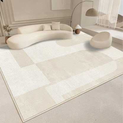 Minimalism Style Carpet Living Room Decoration Fluffy Soft Rugs for Bedroom Abstract Large Plush Rug Home Thickened Floor Mat