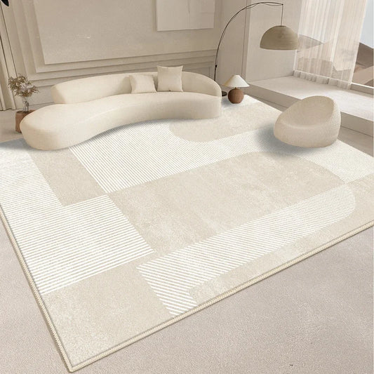 Minimalism Style Carpet Living Room Decoration Fluffy Soft Rugs for Bedroom Abstract Large Plush Rug Home Thickened Floor Mat