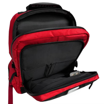 High-tech Unisex Portable Solar Backpack with Charging Port Smart Outdoor Bag Powered by Solar Panels