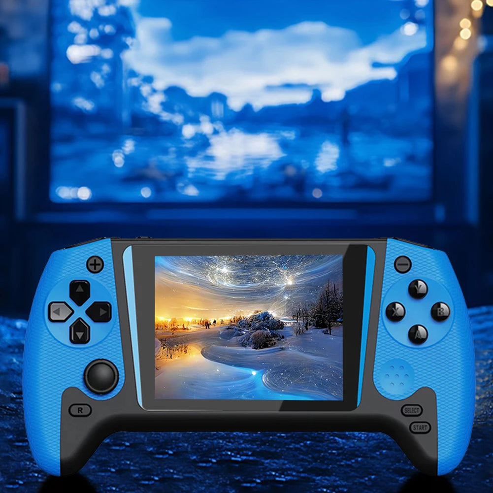 Portable Game Console 3.5inch LCD Screen Built-in 500 Games Nostalgic Game Console TV Connect for Kids Adults for Single Player