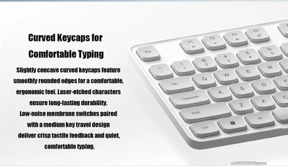 Xiaomi Wireless Keyboard and Mouse Set 3 2.4G Wireless Slim and Quiet Business Office Use Plug and Play
