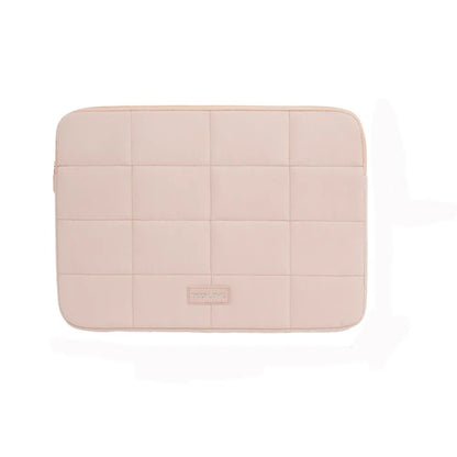 14/15.6inch Quilted Tablet Bag Shockproof Solid Color Travel Tablet Sleeve Wear-resistant Ultralight Tablet Protection Cases