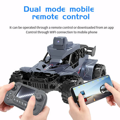Voice Chat Rc Car with Camera Lcd Remote Fpv Real Time Transmission High Speed 2.4g Remote Control Car Toys For Kids Adults