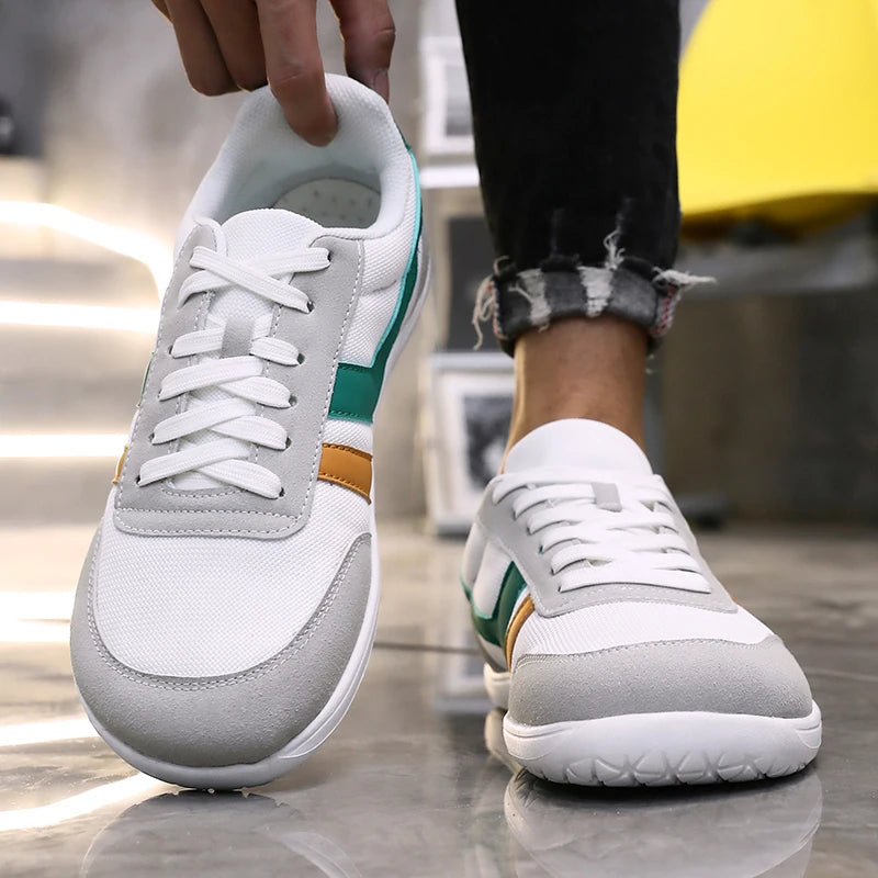 Men's Wide Toe Box Barefoot Shoes Minimalist Sports Shoes with Zero Drip Soles The Best Breathable Mesh Designer Men's Running